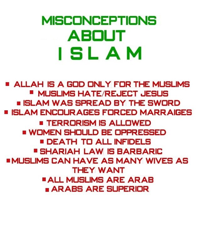 Any Misconceptions About Islam  Centrum Muzułmańskie w 